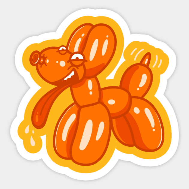 Balloon Dog Art Sticker by stayfrostybro